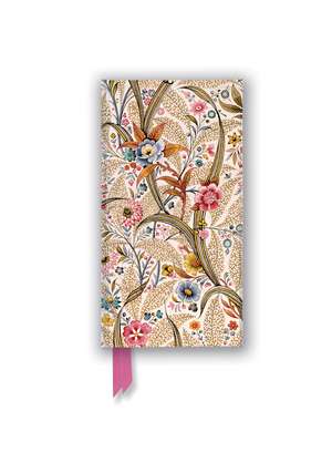 William Kilburn: Marble End Paper (Foiled Slimline Journal) de Flame Tree Studio