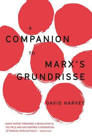 A Companion to Marx's Grundrisse de David Harvey