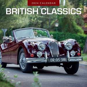 British Classics 2024 Square Wall Calendar de Red Robin Publishing Ltd.