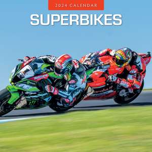 Superbikes 2024 Square Wall Calendar de Red Robin Publishing Ltd.