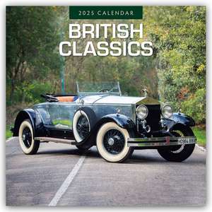 British Classics - Klassische britische Autos 2025 - 16-Monatskalender de Robin Red