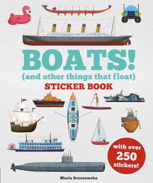 Boats! Sticker Book de Bryony Davies