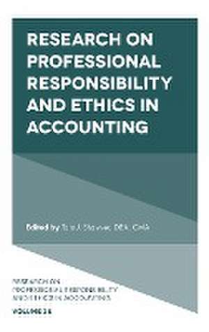 Research on Professional Responsibility and Ethics in Accounting de Tara J. Shawver