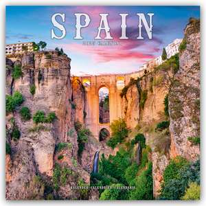 Spain - Spanien 2025 - 16-Monatskalender de Avonside Publishing Ltd