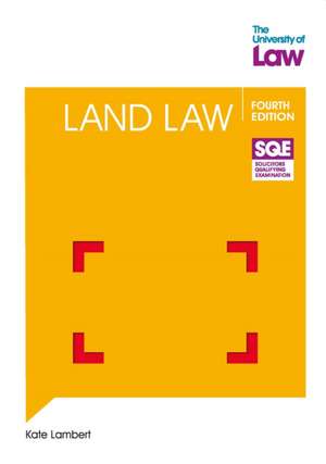 SQE - Land Law 4e de Kate Lambert