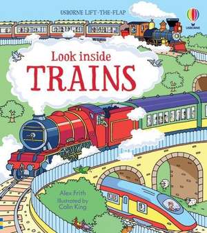 Look Inside Trains de Alex Frith