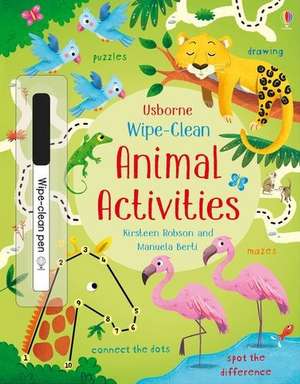 Wipe-Clean Animal Activities de Kirsteen Robson