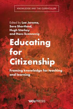 Educating for Citizenship de Hans Svennevig