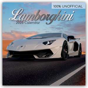 Lamborghini 2025 - 16-Monatskalender de The Gifted Stationery Co. Ltd