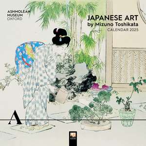 Ashmolean Museum: Japanese Art by Mizuno Toshikata Wall Calendar 2025 (Art Calendar) de Flame Tree Studio