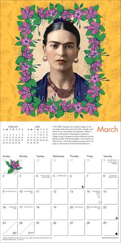 Frida Kahlo Mini Wall Calendar 2025 (Art Calendar) de Flame Tree Studio