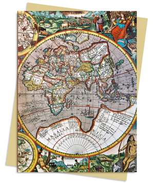 Pieter van den Keere: Antique Map Greeting Card Pack: Pack of 6 de Flame Tree Studio