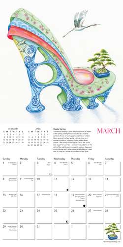 The Art of the Shoe by Sally King Design Mini Wall Calendar 2026 (Art Calendar) de Flame Tree Studio