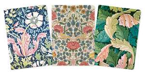 William Morris Set of 3 Standard Notebooks de Flame Tree Studio