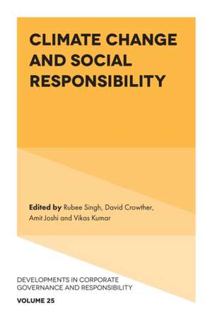 Climate Change and Social Responsibility de Amit Joshi