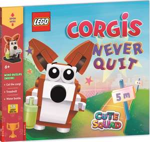 LEGO® Books: Cute Squad: Corgis Never Quit (with corgi mini-build and over 55 LEGO® elements) de Buster Books