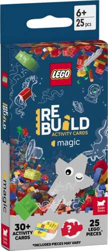 LEGO® Books: ReBuild Activity Cards: Magic (with over 30 activity cards and 25 LEGO elements) de Buster Books