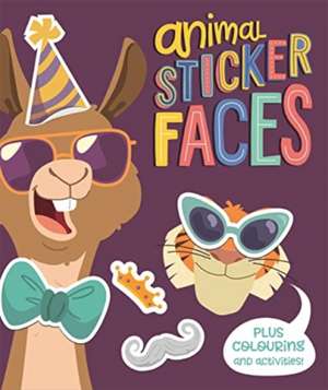 Animal Sticker Faces de Igloo Books Ltd