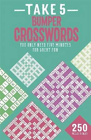 Take 5 Bumper Crosswords de Igloo Books