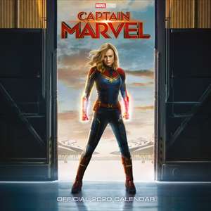 Captain Marvel 2020 Calendar - Official Square Wall Format Calendar