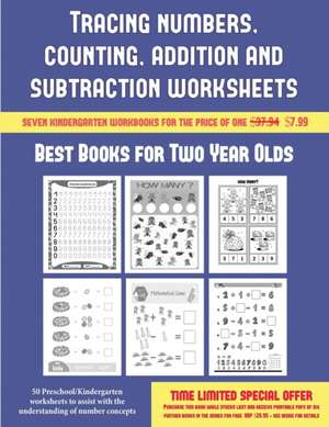 Best Books for Two Year Olds (Tracing numbers, counting, addition and subtraction) de James Manning