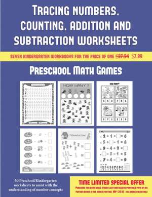 Preschool Math Games (Tracing numbers, counting, addition and subtraction) de James Manning