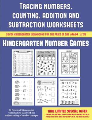 Kindergarten Number Games (Tracing numbers, counting, addition and subtraction) de James Manning