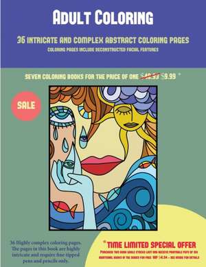 Coloring Book (36 intricate and complex abstract coloring pages) de James Manning