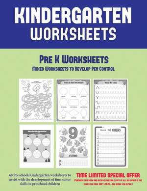 Pre K Worksheets de James Manning