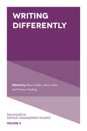 Writing Differently de Alison Pullen