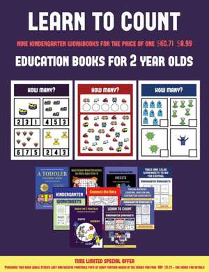 Education Books for 2 Year Olds (Learn to count for preschoolers) de Manning James