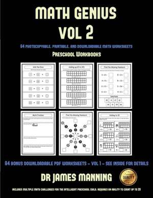 Preschool Workbooks (Math Genius Vol 2) de James Manning