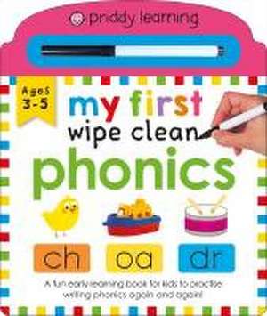 Books, P: My First Wipe Clean: Phonics de Roger Priddy