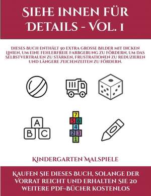 Kindergarten Malspiele (Siehe innen für Details - Vol. 1) de Jessica Windham