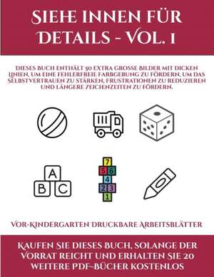 Vor-Kindergarten Druckbare Arbeitsblätter (Siehe innen für Details - Vol. 1) de Jessica Windham