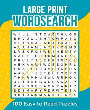 Large Print Wordsearch de Eric Saunders