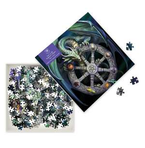 Adult Jigsaw Puzzle Anne Stokes: Wheel of the Year: 1000-Piece Jigsaw Puzzles de Flame Tree Studio