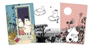 Moomin Set of 3 Midi Notebooks de Flame Tree Studio