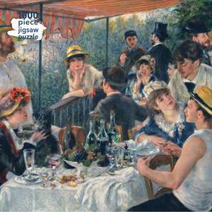 Adult Jigsaw Puzzle Pierre Auguste Renoir: Luncheon of the Boating Party: 1000-Piece Jigsaw Puzzles de Flame Tree Studio