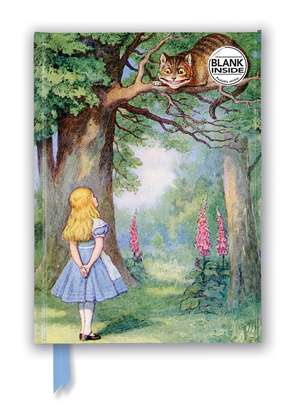 John Tenniel: Alice and the Cheshire Cat (Foiled Blank Journal) de Flame Tree Studio