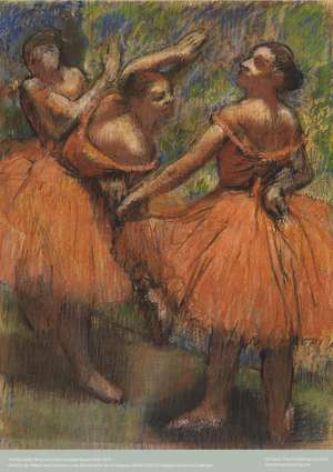 Adult Jigsaw Puzzle Glasgow Museums: Red Ballet Skirts by Edgar Degas (500 pieces): 500-Piece Jigsaw Puzzles de Flame Tree Studio