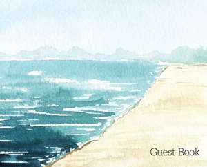 Beach Landscape Guest Book to sign de Lulu And Bell