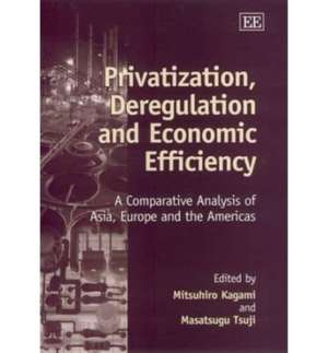 Privatization, Deregulation and Economic Efficie – A Comparative Analysis of Asia, Europe and the Americas de Mitsuhiro Kagami