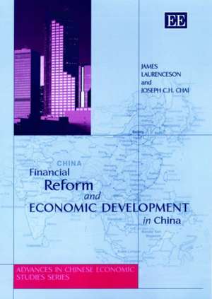 Financial Reform and Economic Development in China de James Laurenceson