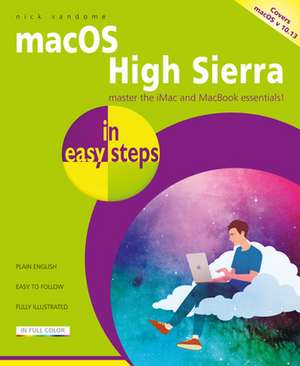 Macos High Sierra in Easy Steps de Nick Vandome