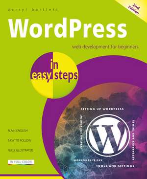 WordPress in easy steps de Darryl Bartlett