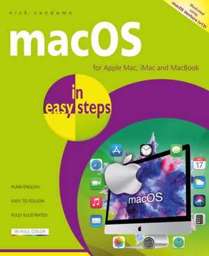 macOS in easy steps de Nick Vandome