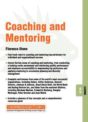 Coaching & Mentoring – Leading 08.09 de F Stone