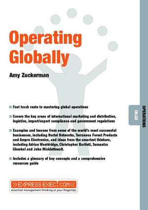 Operating Globally de Amy Zuckerman