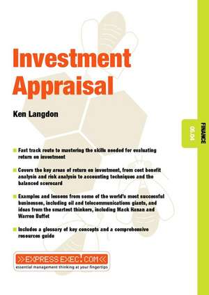 Investment Appraisal – Finance 05.04 de K Langdon